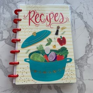 Happy planner recipe book
